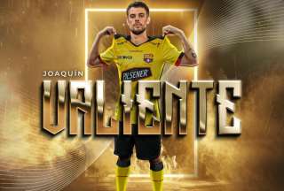 El extremo izquierdo Joaquín Valiente fue presentado como nuevo refuerzo de Barcelona SC. 
