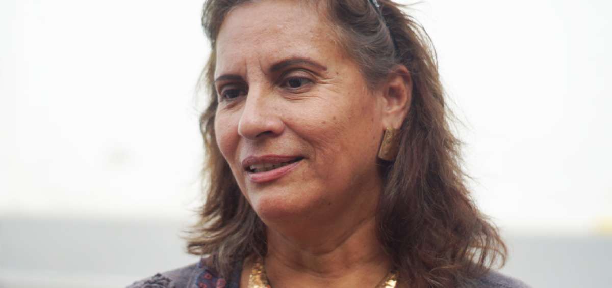 Martha Ch&aacute;vez, presidenta de la Federaci&oacute;n de Barrios de Manta.
