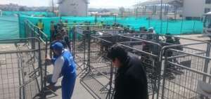 Los seguidores de la banda norteamericana llegaron desde tempranas horas al Parque Bicentenario para el concierto de esta noche.