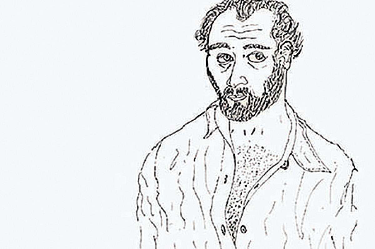 Autorretrato premonitorio de Theodoro Elssaca. En 2013 recibi&oacute; el Premio Mihai Eminescu, dentro del Festival Internacional Literario de Craiova. Foto: Tomada de elssaca.cl
