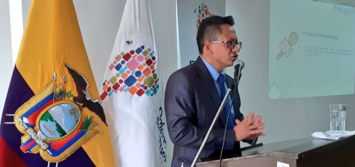 Freddy Carri&oacute;n, defensor del Pueblo de Ecuador.