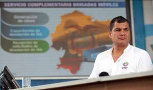 El presidente Rafael Correa volvi&oacute; a dar un Enlace Ciudadanos despu&eacute;s de dos semanas. FOTO: Presidencia de la Rep&uacute;blica
