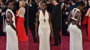 A Lupita Nyongo le robaron el vestido que uso en los Oscar 