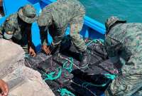 El cargamento de droga tendría un valor aproximado de USD 45 millones en Estados Unidos. 