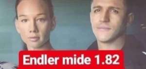 Afiche de Alexis S&aacute;nchez y Christiane Endler causa pol&eacute;mica en redes