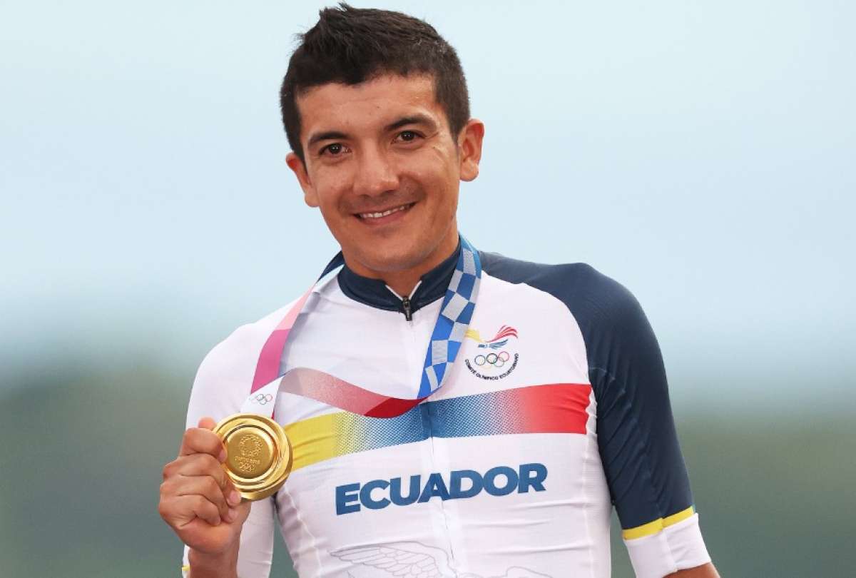 Ganar en Tokio, el momento m&aacute;s feliz en la vida de Richard Carapaz