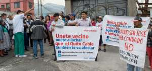 Los habitantes de San Jos&eacute; del Condado est&aacute;n organizados para impedir la ejecuci&oacute;n de los trabajos.