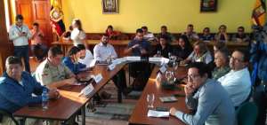 En Zaruma se reunieron esta semana funcionarios de 8 entidades para elaborar un plan, m&aacute;s all&aacute; del estado de emergencia.