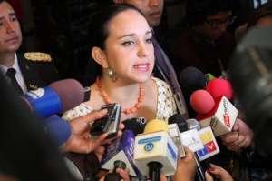 La presidenta de la Asamblea, Gabriela Rivadeneira. Foto: Archivo