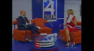 Derecho a la r&eacute;plica de Larrre&aacute;tegui termina en confrontaci&oacute;n con periodista Bayona (Video)