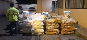 El cloruro de calcio fue encontrado en 400 fundas pl&aacute;sticas que estaban camufladas en sacos de az&uacute;car.