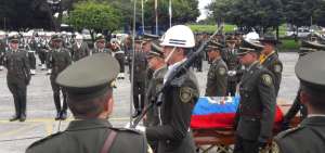 En Bogot&aacute; se desarroll&oacute; un acto de honor a la cadete Sof&iacute;a Chico.