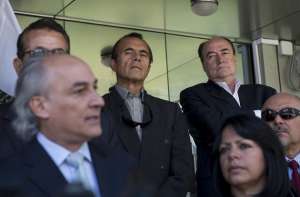 La agrupaci&oacute;n Democracia S&iacute;  est&aacute; integrada por el exministro de Gobierno, Gustavo Larrea y el excandidato presidencial, Marcelo Larrea (2006), entre otros. Foto: Marco Salgado/ EL TEL&Eacute;GRAFO