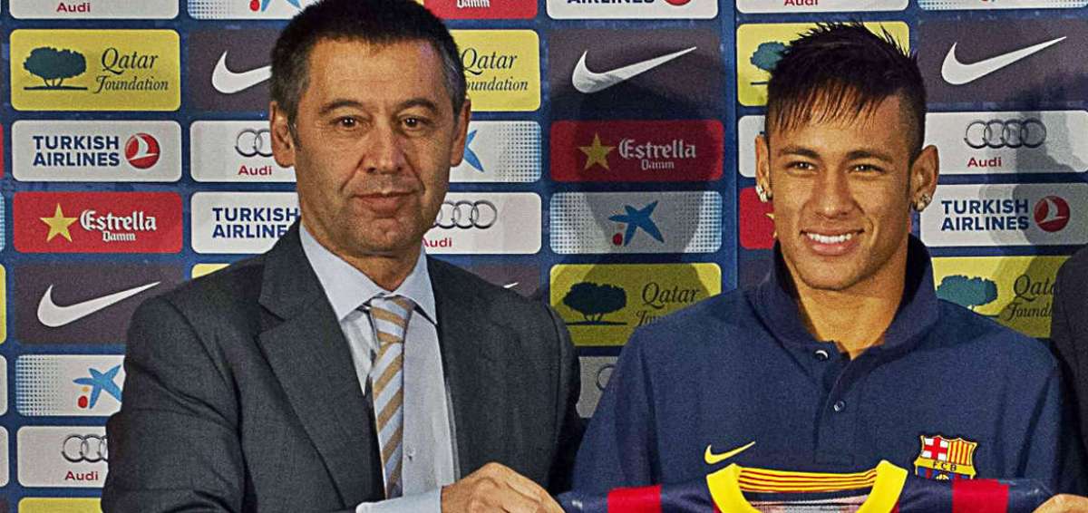 Presidente del Bar&ccedil;a descarta dimitir por el juicio del caso Neymar