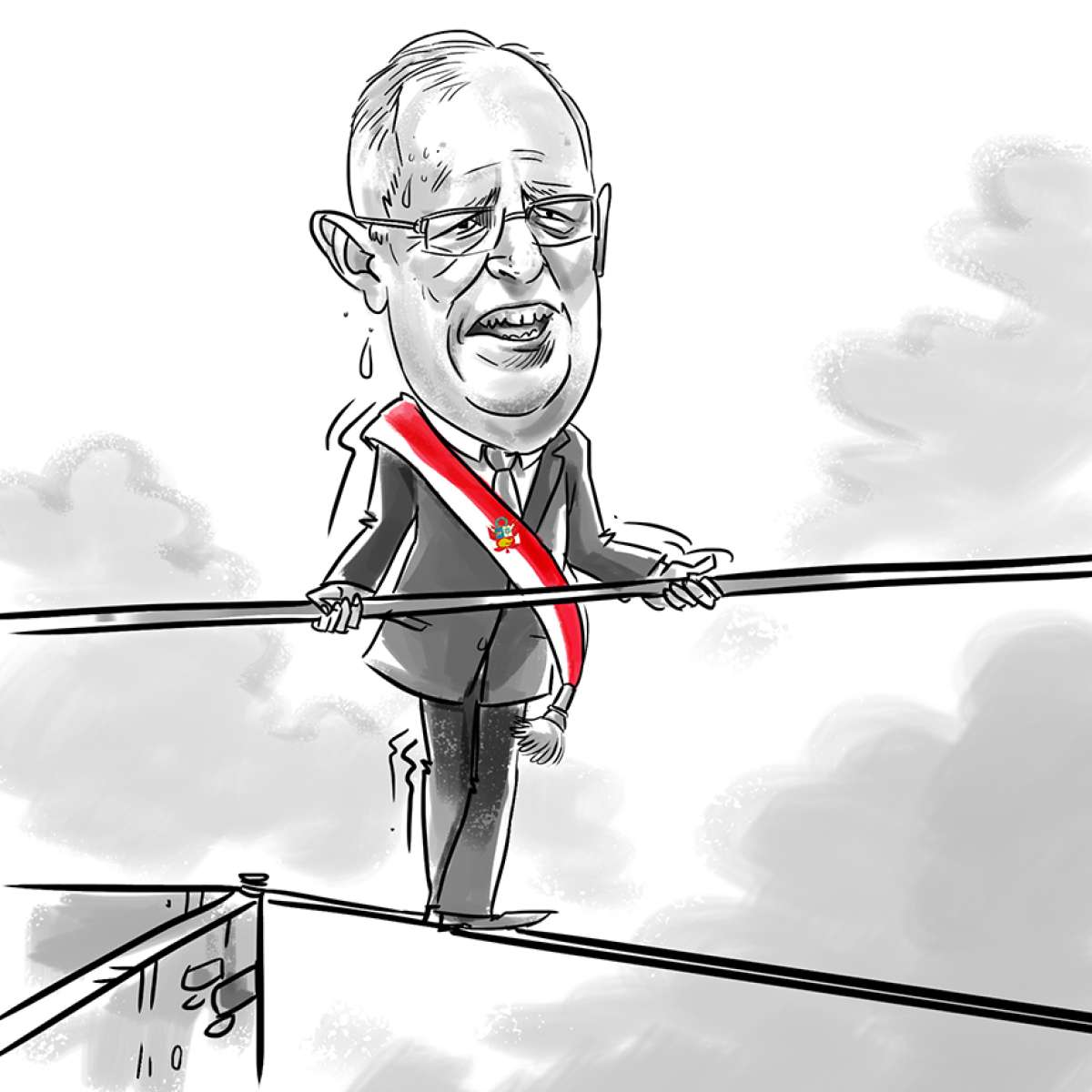 Kuczynski en la cuerda floja