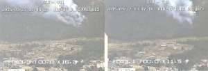 Los incendios reportados son en la Mena del Hierro y Tababela. Foto: @ECU911Quito 