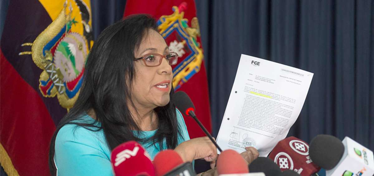 La fiscal subrogante Thania Moreno convoc&oacute; a una rueda de prensa en la que asegur&oacute; que han difundido un v&iacute;deo para perjudicarla.