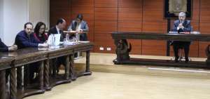 La audiencia se realiz&oacute; en la Corte Nacional de Justicia y asisti&oacute; el fiscal general del Estado, Carlos Baca Mancheno 