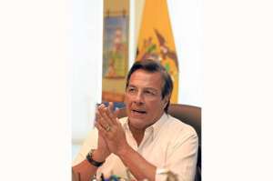 Jimmy Jairala, prefecto del Guayas. Foto: Jos&eacute; Mor&aacute;n/El Tel&eacute;grafo