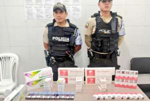 Tabacos presuntamente de contrabando en estación del Metro. 