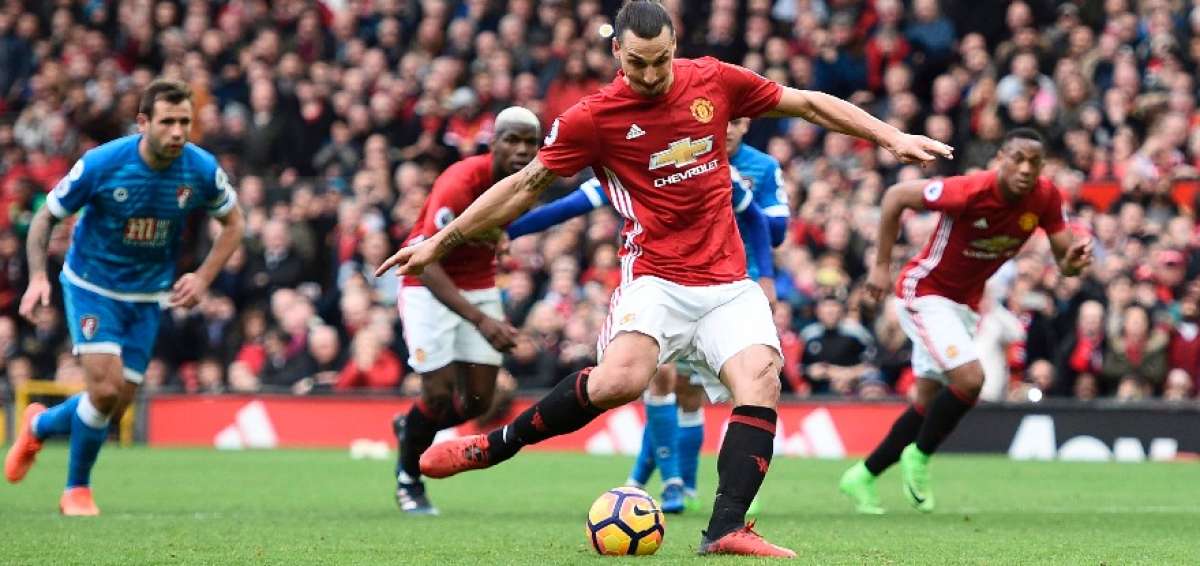 Ibrahimovic falla penalti y el United deja escapar la victoria ante el Bournemouth