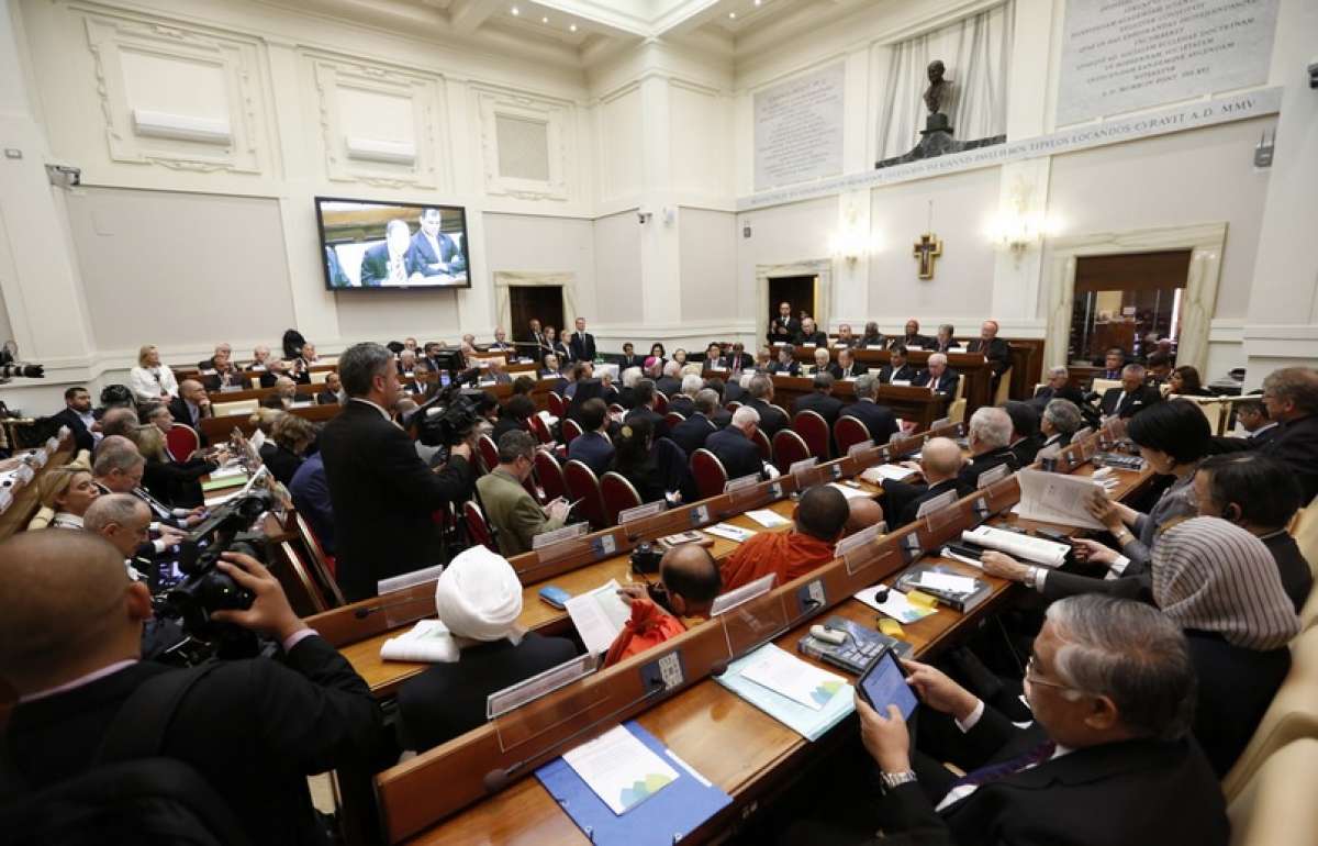 La conferencia se desarrolla en el marco conceptual de la elaboraci&oacute;n de la primera enc&iacute;clica papal sobre medio ambiente y cambio clim&aacute;tico. Foto: Presidencia 