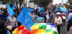 Diversos grupos fueron parte del plant&oacute;n para pedir que se proh&iacute;ba la explotaci&oacute;n minera de manera ilegal.