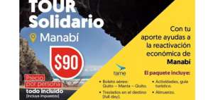 Tour solidario a Manab&iacute; por $90