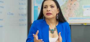 Diana Atamaint. Presidenta del Consejo Nacional Electoral  