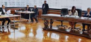 La audiencia se desarroll&oacute; en la Corte Nacional.