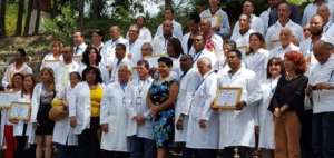 Brigadistas cubanos que colaboraron en la zona del terremoto recibieron reconocimiento