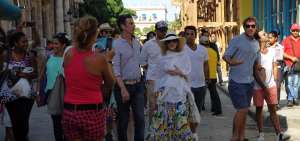 La diva del pop recorri&oacute; diferentes plazas de la ciudad.