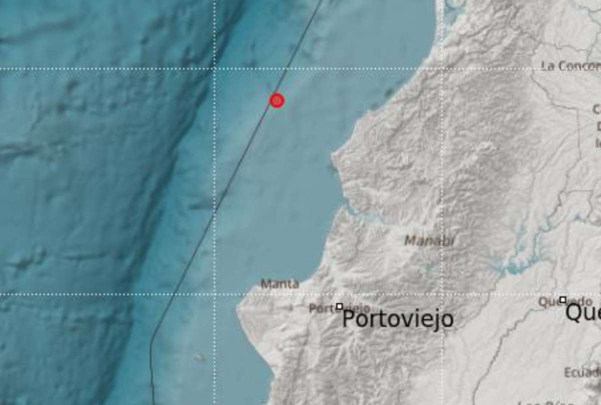 Se registró un sismo cerca de Jama, en Manabí