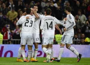El Real Madrid jug&oacute; con una plantilla alterna el encuentro ante el Cornell&aacute;. Foto: AFP