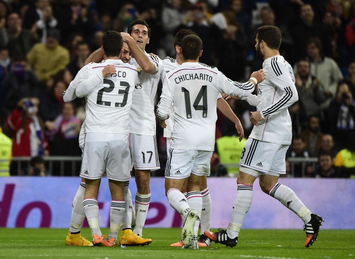 El Real Madrid jug&oacute; con una plantilla alterna el encuentro ante el Cornell&aacute;. Foto: AFP
