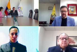 Sesi&oacute;n del Pleno del Consejo de la Judicatura, en la que se aprobaron los nuevos encargos fiscales.