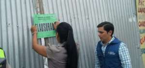14 locales clausurados en Monte Sina&iacute; por venta de materiales de construcci&oacute;n