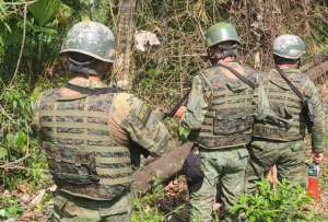Militares y guerrilleros se enfrentaron en el sector de La Barquilla, en el norte de Sucumbíos.