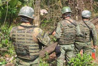Militares y guerrilleros se enfrentaron en el sector de La Barquilla, en el norte de Sucumbíos.