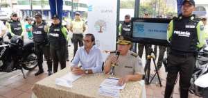 132 polic&iacute;as reforzar&aacute;n plan de seguridad de diciembre en Guayaquil