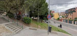Parque del sector de Valdezarza, en Madrid, donde ocurrieron los hechos.
