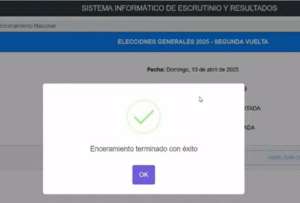 El sistema ya está en cero desde las 15:00