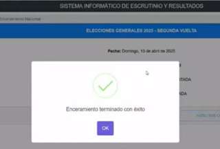 El sistema ya está en cero desde las 15:00