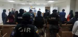 La sentencia contra la expareja de "Gerald" fue dictada en la sala de audiencia 101 de la Corte Provincial del Guayas.