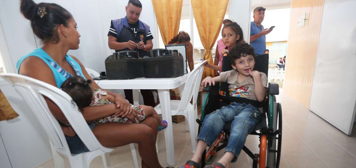 Jorge Hidalgo y su familia se beneficiaron de las viviendas del programa Las Manuelas. Cuentan con todos los servicios y vivir&aacute;n en una zona segura.