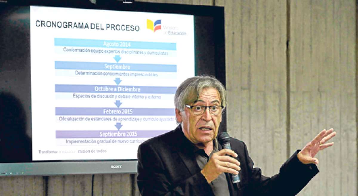 El sic&oacute;logo educativo espa&ntilde;ol, C&eacute;sar Coll, ser&aacute; uno de los ponentes en los seminarios para intercambiar experiencias internacionales sobre curr&iacute;culo educativo. Foto: Miguel Jim&eacute;nez.