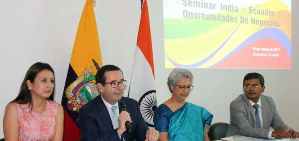 Productores ecuatorianos participaron en el Primer Foro Empresarial Ecuador-India