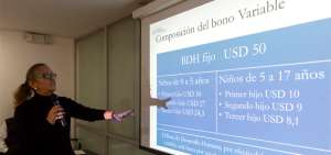 La ministra de Inclusi&oacute;n Econ&oacute;mica y Social, Berenice Cordero dio detalles del incremento del BDH variable que beneficiar&aacute; a 74.004 hogares