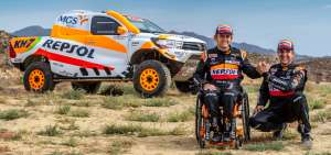 Isidre Esteve debuta con el Toyota del Dakar en el Andaluc&iacute;a Rally