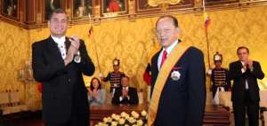 Richelieu Levoyer fue condecorado en agosto de 2014 con la Orden Nacional al M&eacute;rito en el Grado de Gran Cruz.